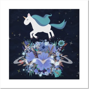 Cute unicorn Posters and Art